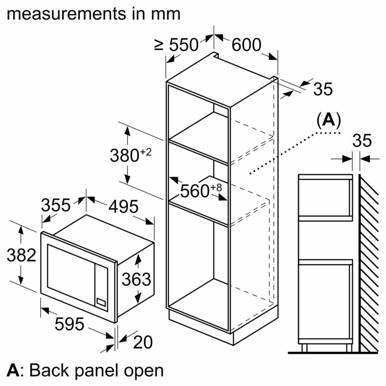 Lò Vi Sóng Âm Tủ Bosch BEL653MB3