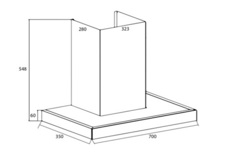Hút Mùi Gắn Tường CANZY CZ D70S35