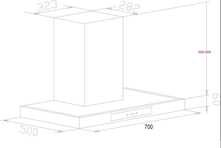 Hút Mùi Gắn Tường CHEFS EH-R107E7D