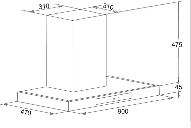 Hút Mùi Gắn Tường CHEFS EH-R107E9D